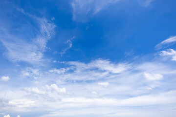 Wall Mural - clear blue sky background,clouds with background, blue sky background with tiny clouds. white fluffy