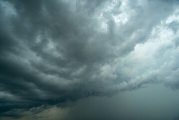 Wall Mural - dark sky with stormy clouds. dramatic sky rain,dark clouds before a thunder-storm,clouds before rain