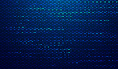 Poster - Abstract big data code representation. Modern high-tech data background. Graphic concept for your design
