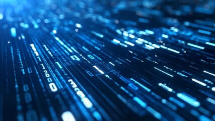 Binary code abstract background