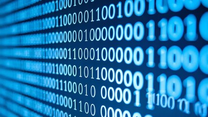 Binary code pattern digital technology