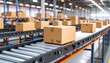 © Vani - Cardboard boxes on conveyor belt in warehouse