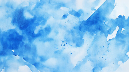 Wall Mural - blue abstract watercolor background for textures backgrounds. watercolor texture background
