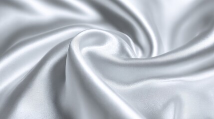 Poster - Luxurious silk fabric showcases a smooth surface, reflecting light and creating an alluring sheen. The gentle folds and creases add depth and character to the material.