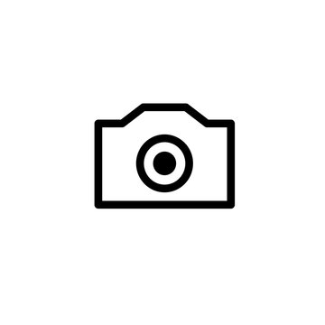 Icon Interface user Website Camera Vector Outline style