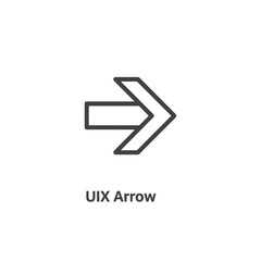 Poster - Vector art of user interface arrow pointing to the right