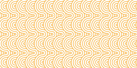 Poster - Minimal Overlapping Pattern geometric diamond waves colorful abstract circle wave line. Blue seamless tile stripe geometric create retro line pattern background.