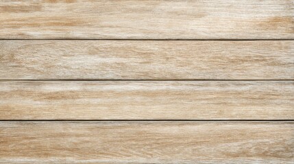 Poster - Light brown wooden planks form a smooth surface, displaying subtle grain patterns and natural colors. This texture offers a warm and inviting appearance ideal for various creative applications.