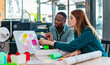© SpaceOak - Diverse Startup Team Working on 3D Printing Project