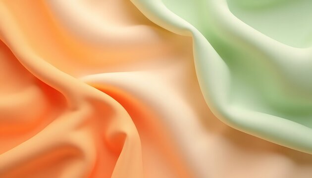 Pastel Color Fabric Swirls Softly Creating a Pleasing Abstract Background