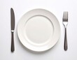 © Shoaib - Minimalist Table Setting with Knife and Fork — A Study in Simplicity and Dining Etiquette