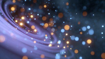 Poster - A stunning abstract background showcasing vibrant colors and magical light effects, perfect for design projects and digital art.