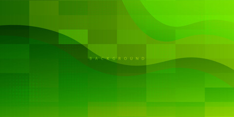 Poster - Abstract green geometric background. Eps10 vector