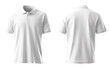 © ryanbagoez - Front and back white polo shirt mockup, cut out