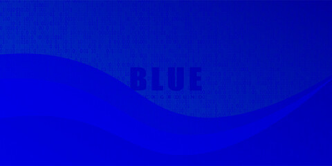 Leinwandbilder - Modern background template with light blue and blue gradient, circle effect, suitable for background, wallpaper, home screen, theme. vector eps 10