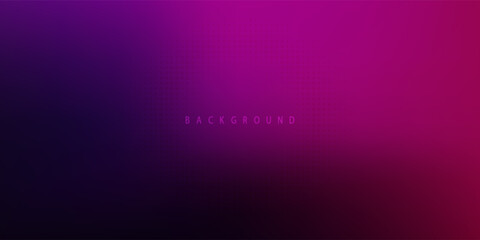 Poster - dark purple pink blue color gradient background blurred neon color flow grainy texture effect futuristic banner design