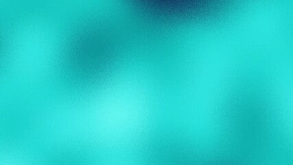 Poster - Background featuring a blurred gradient of teal and dark green. Teal color gradient loop abstract background