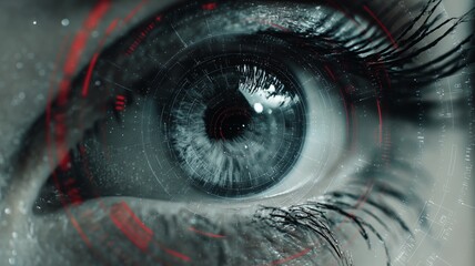 Poster - Exploring biometric technology with a focus on eye recognition and fingerprint scanning systems