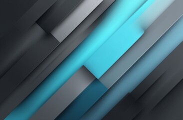Leinwandbilder - Blue, grey, and pink hues in layered horizontal formation comprise an abstract composition that exudes a modern and minimalist visual