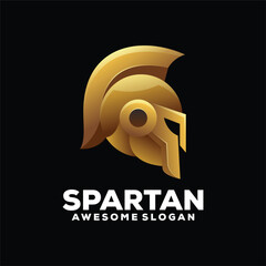 Poster - spartan luxury gradient design logo abstract