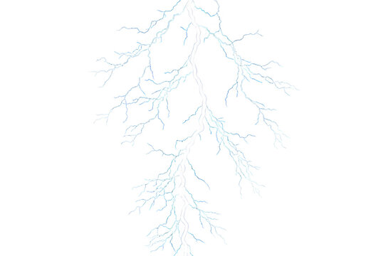 White pixelated branch design element isolated on transparent background