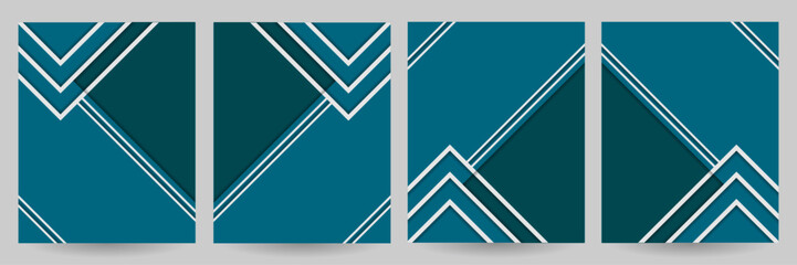 Poster - Geometric line minimal banner template – Abstract cover background with multiple triangle shape – Creative template for seminar, conference, brochure, book cover, flyer, poster, brochure, decoration