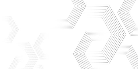 Leinwandbilder - Abstract gradient background with hexagons shape stock line texture and seamless pattern. Modern pattern elegant simple style digital line technology concept template background, vector illustration.	