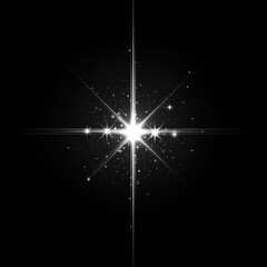 Wall Mural - star rays streaking light background sparkle.
