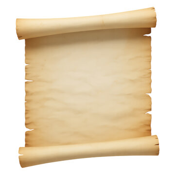 Ancient Parchment Scroll:  Grunge Texture Background for Design