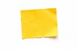 © Nopphawan - Wrinkled, aged, soiled yellow sticky note isolated on white background,  white,  discarded