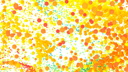 Poster - Bright, vibrant background of colorful bubbles. Perfect for websites, presentations, and more!