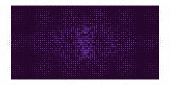 abstract vector colored round dots background - purple and violet