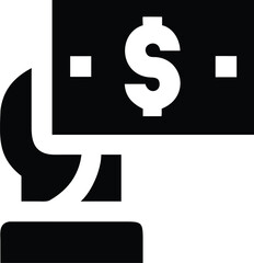 Fototapete - Dollar. Money cash icon. Vector illustration