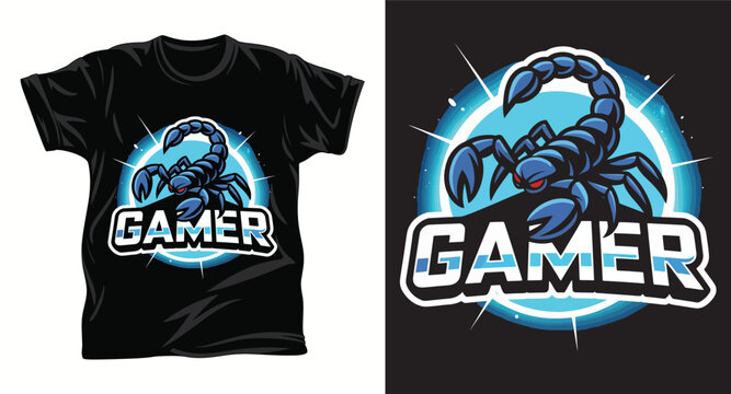 Gamer graphic T-Shirt design print