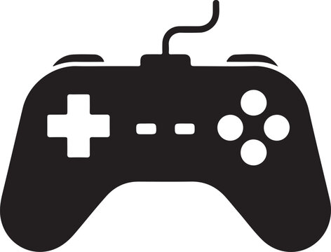 Next generation game controller or gamepad flat vector icon for gaming apps and websites
