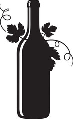 Fototapete - Wine bottles and wine glasses