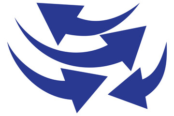Poster - curved arrow png, black curved arrow icon ioslated on transparent background