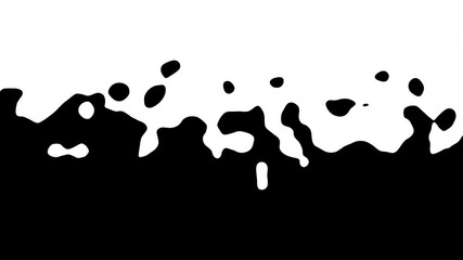 Poster - curve line on white and black background loop animation video