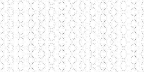 Aufkleber - seamless geometric pattern featuring interlocking dotted rhombuses. ideal for web design, packaging 