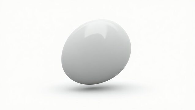 Light gray oval shape on white background.