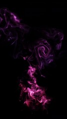 Wall Mural - red to blue color over life wispy smoke flow loop background
