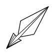 © Abdullah's_Gallery - Spearhead Icon A Simple, Angular Arrow Design