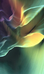 Poster - Abstract flowing colorful gradient waves background for artistic designs presentations and creative projects featuring fluid organic shapes and