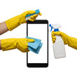 © Robert - Cleaning Smartphone Isolated on Transparent PNG