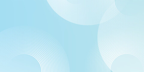 Poster - modern abstract background, blue white gradations, circle effect,shape memphis, trendy , vector illu