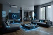© Duasama - Modern smart home interior with interactive interface