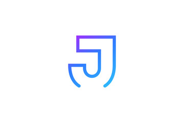 Poster - Letter J logo icon design template elements