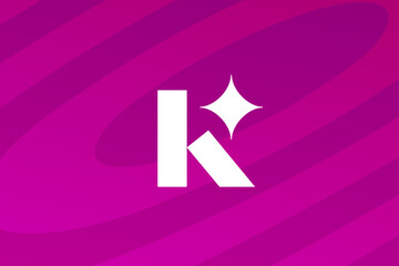 Poster - Letter K logo icon design template elements