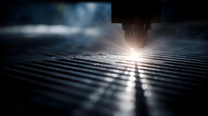 Poster - Precision laser cutting of metal sheet in advanced manufacturing