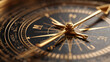 © Daniel - Abstract image of a compass with strategic business direction motifs, symbolizing navigation and alignment towards goals, compass, goals